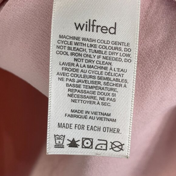 Aritzia Wilfred Womens Plus 2XL Oversized Soft Pink Button Up Blazer Jacket - Picture 4 of 9